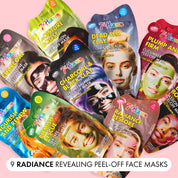 7th Heaven Perfect Peel-Off Tin - 9 Peel-Off Face Masks