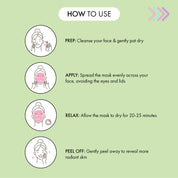 7th Heaven Cucumber Peel-Off Mask with Hyaluronic Acid - Plumps & Firms Skin