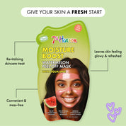 7th Heaven Watermelon Peel-Off Mask with Squalane - Moisturises & Refreshes