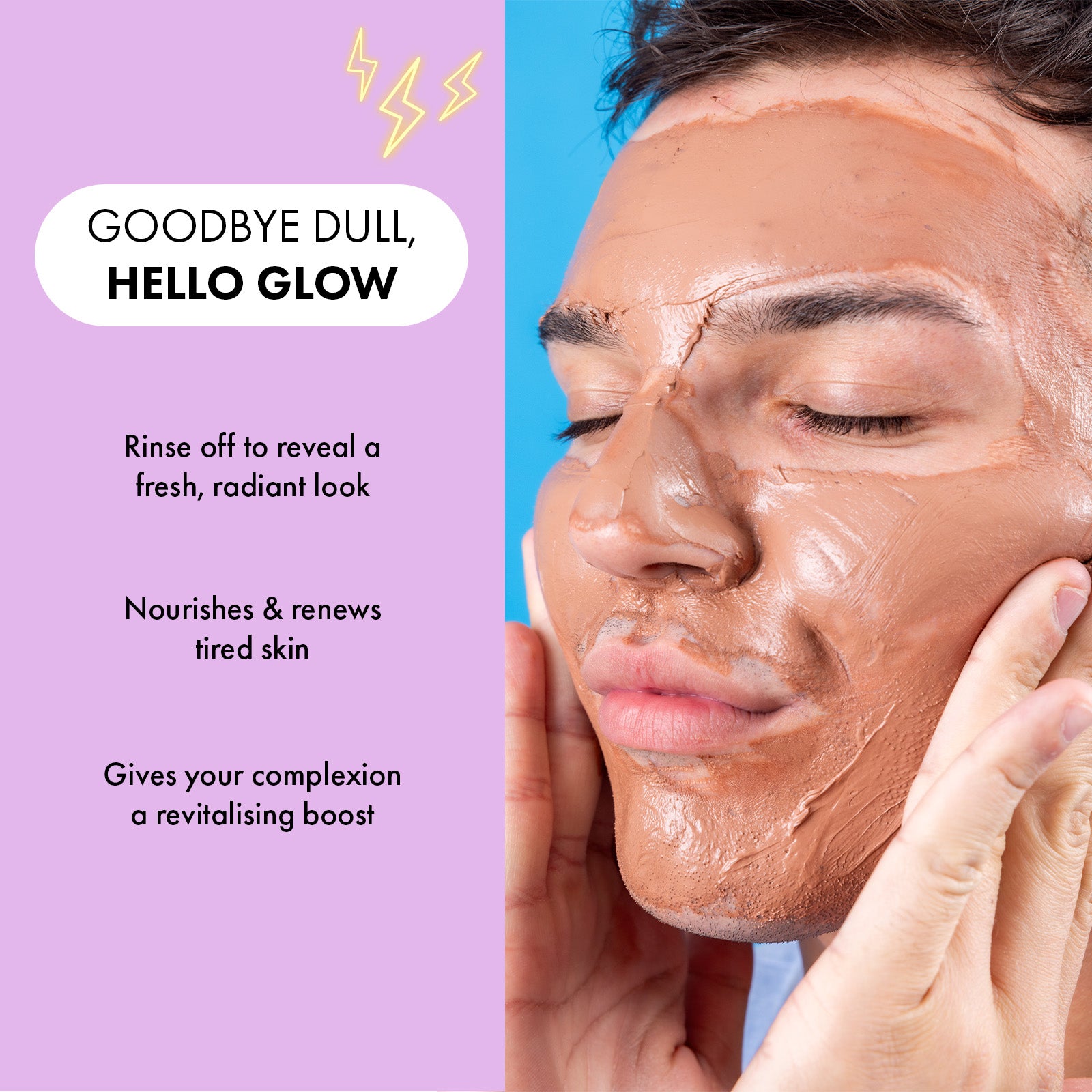 7th Heaven Chocolate Mud Mask with Caffeine - Nourishes & Energises Skin