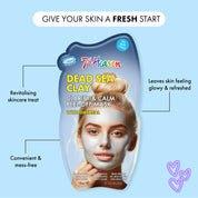 7th Heaven Dead Sea Clay Mask - Clarifies & Calms with Oatmeal