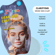 7th Heaven Dead Sea Clay Mask - Clarifies & Calms with Oatmeal