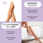 7th Heaven Softening Coconut Hand Mask - Soothes & Revives Dry, Rough Hands