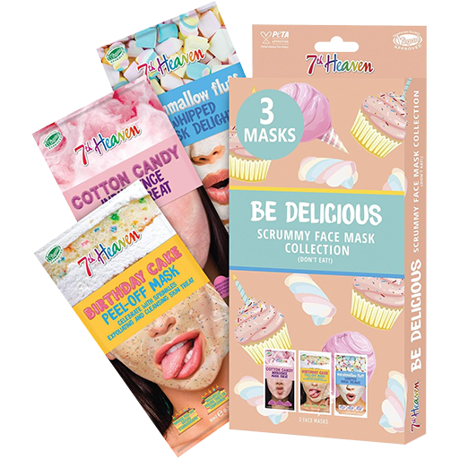 7th Heaven Be Delicious Gift Set - Fun, Fragrant Skincare Multipack