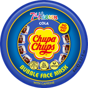 7th Heaven Chupa Chups Cola Bubble Mask with Caffeine - Energises & Refreshes Skin