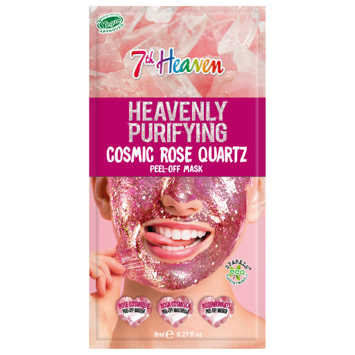 7th Heaven Heavenly Purifying Cosmic Rose Quartz Peel-Off Face Mask - Exfoliating & Brightening