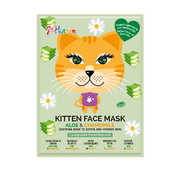 7th Heaven Kitten Face Mask with Aloe & Chamomile - Soothes & Softens Skin