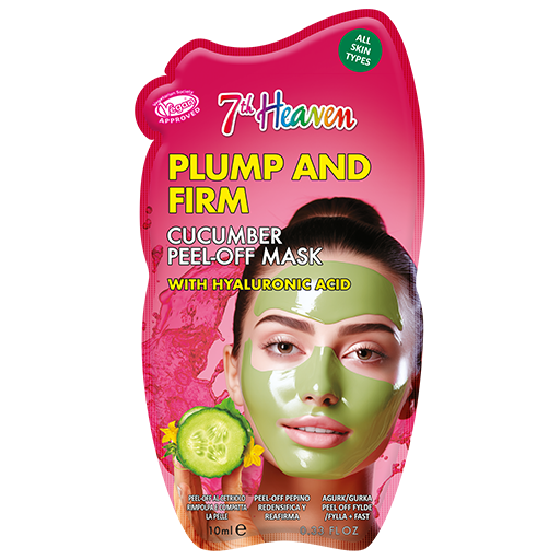 7th Heaven Cucumber Peel-Off Mask with Hyaluronic Acid - Plumps & Firms Skin
