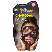 7th Heaven Charcoal Peel-Off Mask with Salicylic Acid - Refines Pores & Clears Skin
