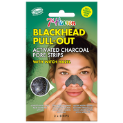 7th Heaven Charcoal Pore Strips - Clears Blackheads with Witch Hazel