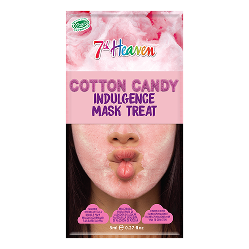 7th Heaven Cotton Candy Face Mask with Sweet Almond Oil - Moisturises & Soothes