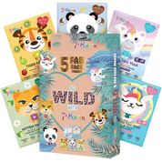 7th Heaven Go Wild Animal Face Mask Set - Nourishing & Playful Skincare Bundle