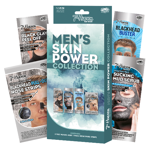 7th Heaven Men’s Skin Power Gift Set - Energises & Revives Skin