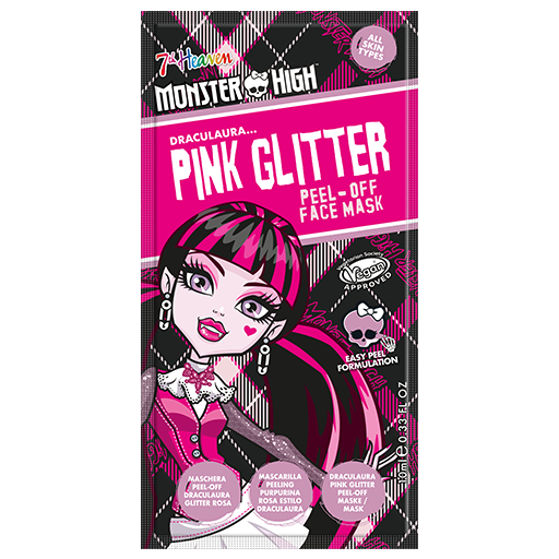 7th Heaven Draculaura Glitter Peel-Off Mask - Smooths & Brightens Skin