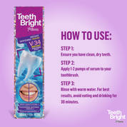 Teeth Bright by 7th Heaven Instant Whitening Serum - With Advanced PAP Technoloy