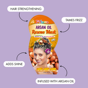 Repair & Shine Argan Oil Hair Mask, Multipack of 4