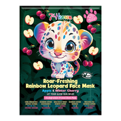 7th Heaven Rainbow Leopard Face Mask with Apple & Cherry - Hydrate & Glow