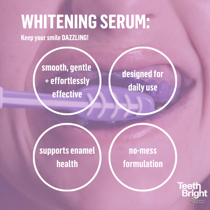 Teeth Bright by 7th Heaven Instant Whitening Serum - With Advanced PAP Technoloy