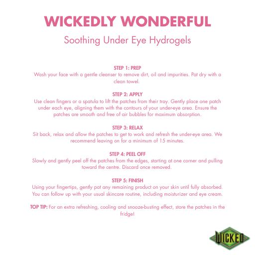 7th Heaven Wicked Wickedly Wonderful - Hydrating & Energising Undereye Hydrogels