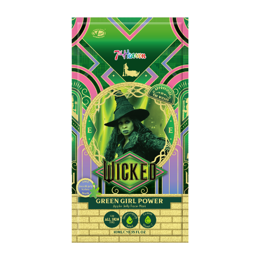 7th Heaven Wicked Green Girl Power - Elphaba Apple Jelly Face Mask