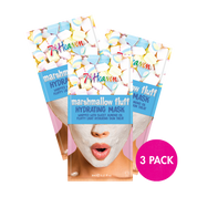 7th Heaven Marshmallow Fluff Face Mask with Sweet Almond Oil - Hydrating & Calming, Pack of 3