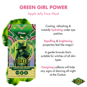 7th Heaven Wicked Green Girl Power - Elphaba Apple Jelly Face Mask