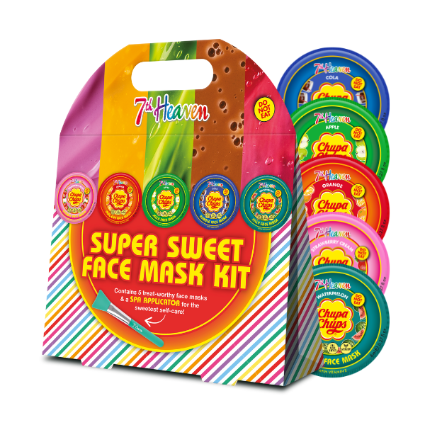 7th Heaven Chupa Chups Super Sweet Face Mask Kit With Applicator