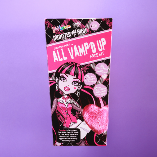 7th Heaven Monster High Draculaura Gift Set - Glitter Peel-Off Face Mask & Goodies