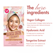 7th Heaven Glass Skin Collagen Wrapping Mask Bundle - Pack of 4