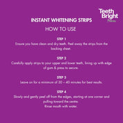 Teeth Bright by 7th Heaven Teeth Whitening Strips with Advanced PAP Technology - 7 Day Pack