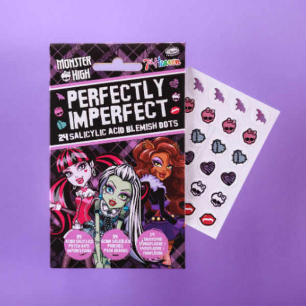 7th Heaven Monster High Blemish Dots - Salicylic Acid & Hydrocolloid, 24 Patches