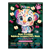 7th Heaven Rainbow Leopard Face Mask with Apple & Cherry - Hydrate & Glow