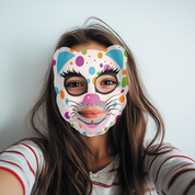 7th Heaven Rainbow Leopard Face Mask with Apple & Cherry - Hydrate & Glow
