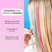 7th Heaven Barbie™ Hair Chalk Multipack of 5 - Fun, Temporary Colour for Kids