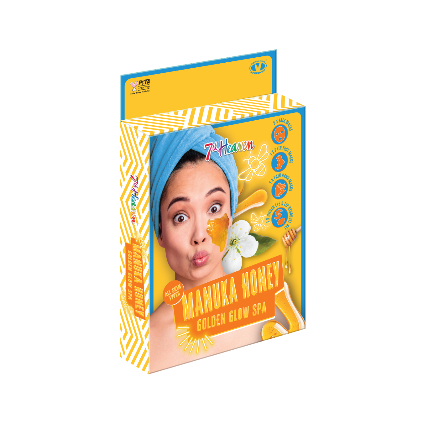 7th Heaven Manuka Honey Golden Glow Spa Skincare Giftset