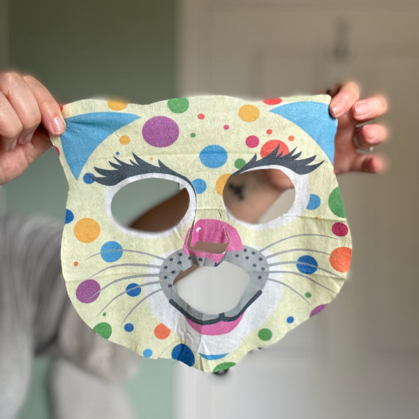 7th Heaven Rainbow Leopard Face Mask with Apple & Cherry - Hydrate & Glow