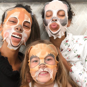 7th Heaven Rainbow Leopard Face Mask with Apple & Cherry - Hydrate & Glow
