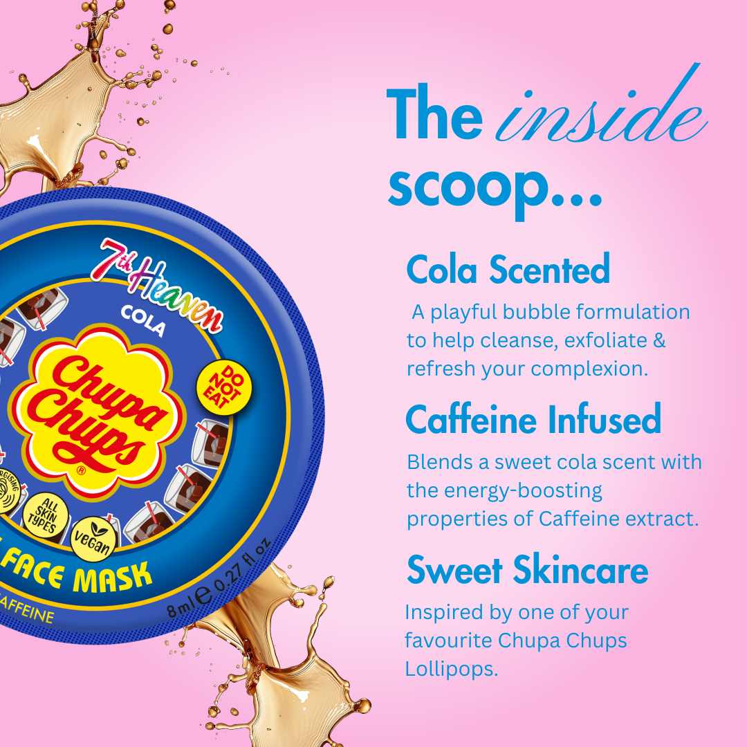 7th Heaven Chupa Chups Super Sweet Face Mask Kit With Applicator