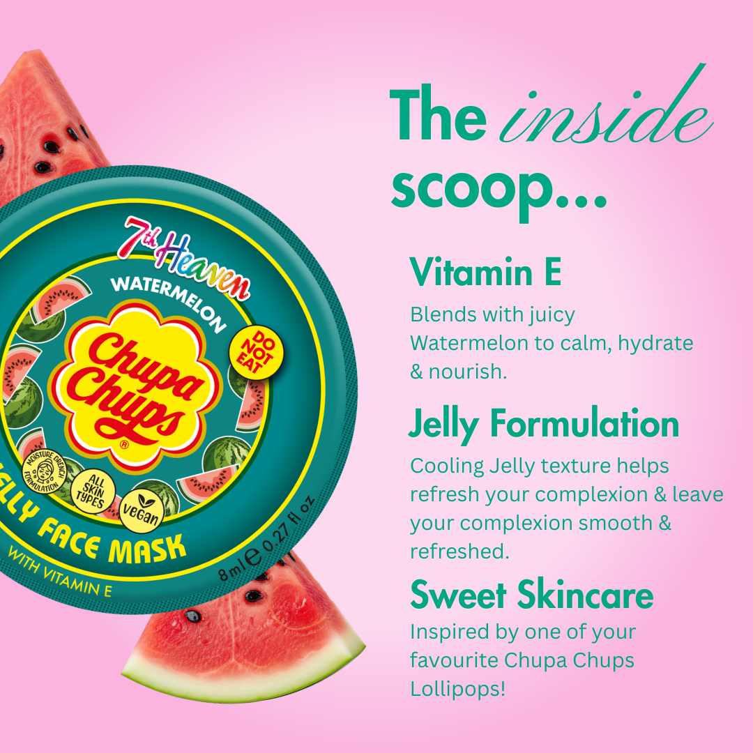 7th Heaven Chupa Chups Super Sweet Face Mask Kit With Applicator