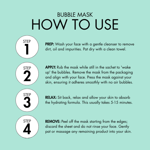 7th Heaven Charcoal Detox Bubble Face Mask - Cleansing & Refreshing