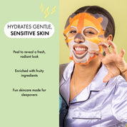 7th Heaven Kitten Sheet Face Mask with Aloe & Chamomile - Calming & Hydrating, Pack of 4