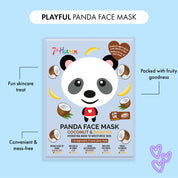 7th Heaven Go Wild Pamper Box -  6 Animal Sheet Masks & Panda Headband Skincare Gift Set