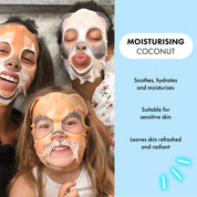 7th Heaven Panda Sheet Face Mask with Coconut & Banana - Hydrating & Softening