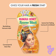 7th Heaven Manuka Honey Hair Mask - Nourishes Dry Hair & Scalp