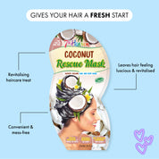 Smooth and Replenish Coconut Hair Mask, Multipack of 4