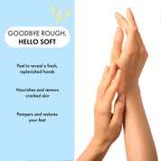 7th Heaven Coconut Hand Mask - Moisturising & Soothing for Dry, Chapped Hands, Pack of 3