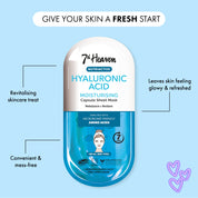 7th Heaven Hyaluronic Acid Sheet Mask - Deeply Hydrates & Plumps Skin