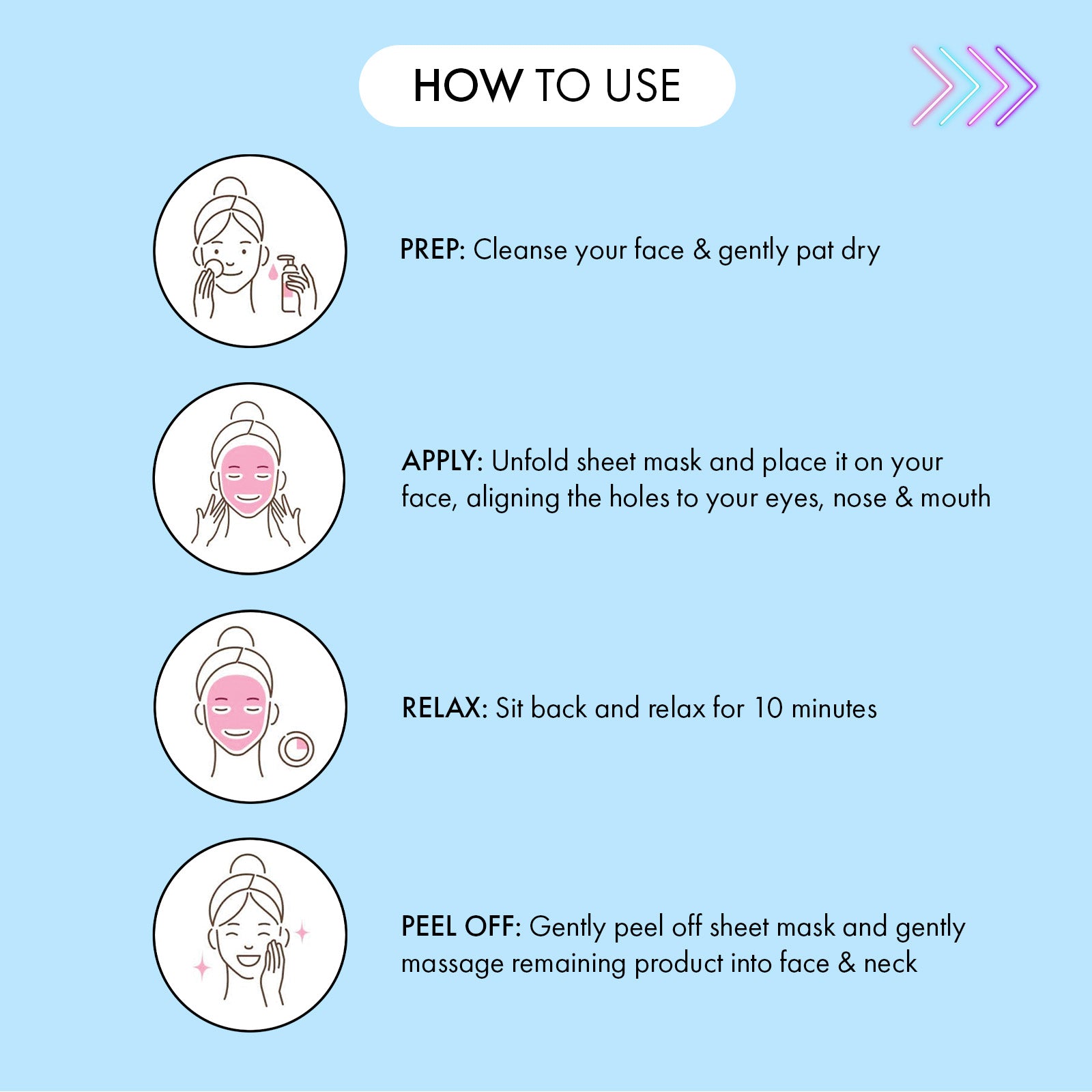 7th Heaven Hyaluronic Acid Sheet Mask - Deeply Hydrates & Plumps Skin