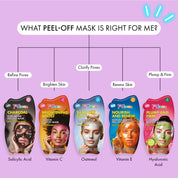 7th Heaven Charcoal Peel-Off Mask with Salicylic Acid - Refines Pores & Clears Skin