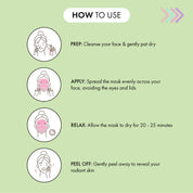 7th Heaven Tea Tree Peel-Off Mask with Niacinamide - Blemish Rescue & Oil Control
